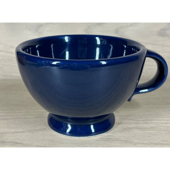 Dansk Blue Ceramic Footed Soup Mug Cup - Picture 3 of 7